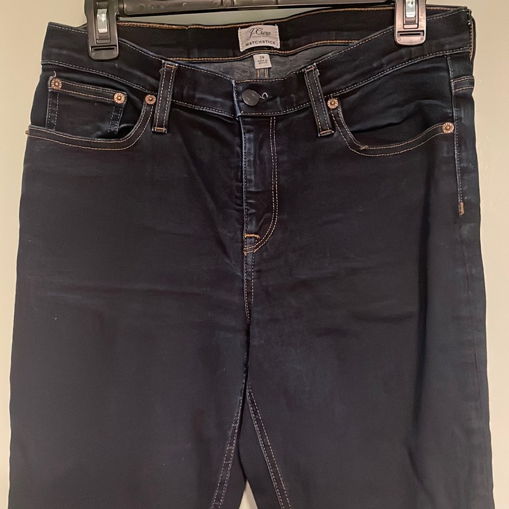 JCrew Matchstick dark wash jeans